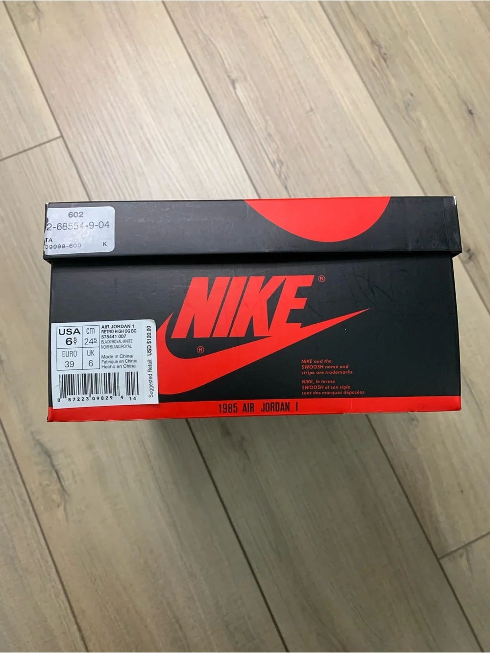 Nike Air Jordan 1 Retro High Black/Blue Sneakers